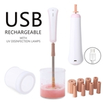 Ficha técnica e caractérísticas do produto Escova da composição Cleaner USB elétrica purificador limpeza Ferramenta automática da escova