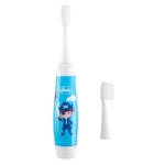 Ficha técnica e caractérísticas do produto Escova de Dentes Chicco Elétrica Pirata Menino 3+ Meses Azul