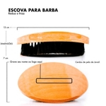 Ficha técnica e caractérísticas do produto Escova de madeira para Barba