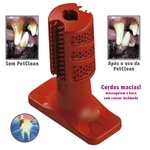 Ficha técnica e caractérísticas do produto Escova Dental Canina PetClean - Vermelha