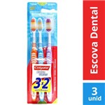 Escova Dental Colgate Extra Clean Média C/3 Unidades LV3 PG2