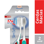 Ficha técnica e caractérísticas do produto Escova Dental Colgate Slim Soft Macia 2 Unidades Escova Dental Colgate Slim Soft Macia Leve 2 Pague 1