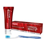 Ficha técnica e caractérísticas do produto Escova Dental Colgate Twister + Creme Dental Luminous White 90G