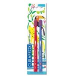Escova Dental Curaprox Cs Smart Ultra Soft Duo Toothbrush 7 a 14 Anos C/ 2 Unidades