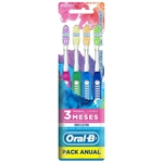 Ficha técnica e caractérísticas do produto Escova Dental Indicator Oral-B Colors 4 Unidades