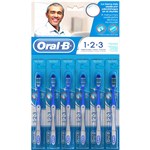 Ficha técnica e caractérísticas do produto Escova Dental Oral-B 123 com 6 Unidades
