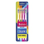 Ficha técnica e caractérísticas do produto Escova Dental Oral-B Indicator Color Collection 4 Unidades - Oral B