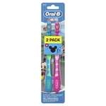 Ficha técnica e caractérísticas do produto Escova Dental Oral-B Kids Mickey Pack com 2 Unidades