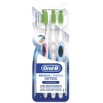 Ficha técnica e caractérísticas do produto Escova Dental Oral-B Ultrafino Detox 3 unidades
