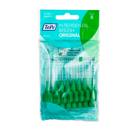 Ficha técnica e caractérísticas do produto Escova Dental Tepe Interdental Verde 0,8mm