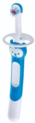 Ficha técnica e caractérísticas do produto Escova Dental Training BRUSH (5M+) Azul - MAM