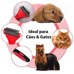 Ficha técnica e caractérísticas do produto Escova para Cachorro Shih Tzu 23 Dentes Rasqueadeira Profissional Pet Shop