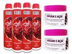 Ficha técnica e caractérísticas do produto Selagem Térmica 1ka Orgânica Progressiva 4 Ativos 2 Cremes - 1Ka Hair Professional