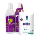 Ficha técnica e caractérísticas do produto Escova Progressiva Naturale / Natublond 2x500ml + Botox Blond 1kg