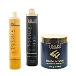 Ficha técnica e caractérísticas do produto Escova Progressiva Uniliss Prime Hair+ Banho De Ouro Uniliss