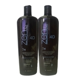 Ficha técnica e caractérísticas do produto Escova Progressiva Zen Hair Plástica Dos Fios 5x 4d 2x1L