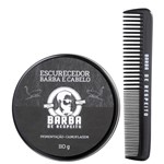 Ficha técnica e caractérísticas do produto Escurecedor de Barba e Cabelo | Barba de Respeito | 110G