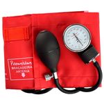 Ficha técnica e caractérísticas do produto Esfigmomanômetro Aneróide Vermelho - Premium 975