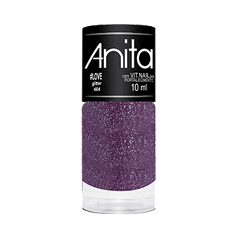 Ficha técnica e caractérísticas do produto Esmalte Anita Color Glitter Love 10ml