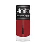 Ficha técnica e caractérísticas do produto Esmalte Anita Top Coat Power Red 10ml