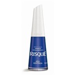 Ficha técnica e caractérísticas do produto Esmalte Azul Hortensia Risque 8ml - Risqué