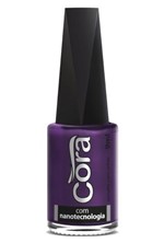 Ficha técnica e caractérísticas do produto Esmalte Cora 9ml Black 11 Shine Purple