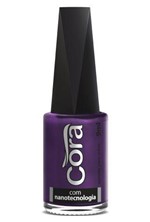Ficha técnica e caractérísticas do produto Esmalte Cora 9ml Black 11Shine Purple