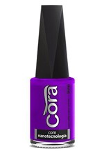 Ficha técnica e caractérísticas do produto Esmalte Cora 9ml Black 15 Neon Violet