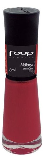 Ficha técnica e caractérísticas do produto Esmalte Cremoso Foup 8ml Málaga - 837