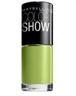 Ficha técnica e caractérísticas do produto Esmalte Cremoso Maybelline New York Color Show, Cor Go Go Green Nº 340 Importado