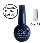 Ficha técnica e caractérísticas do produto Esmalte em Gel LED UV Sioux Gecika COR 02 - Gécika