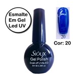 Ficha técnica e caractérísticas do produto Esmalte em Gel LED UV Sioux Gecika COR 20 - Gécika