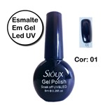 Ficha técnica e caractérísticas do produto Esmalte em Gel LED UV Sioux Gecika COR 01 - Gécika