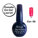Ficha técnica e caractérísticas do produto Esmalte em Gel LED UV Sioux Gecika COR 06 - Gécika