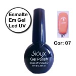 Ficha técnica e caractérísticas do produto Esmalte em Gel LED UV Sioux Gecika COR 07 - Gécika