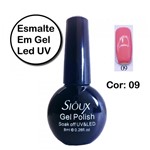 Ficha técnica e caractérísticas do produto Esmalte em Gel LED UV Sioux Gecika COR 09 - Gécika