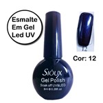 Ficha técnica e caractérísticas do produto Esmalte em Gel LED UV Sioux Gecika COR 12 - Gécika