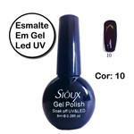 Ficha técnica e caractérísticas do produto Esmalte em Gel LED UV Sioux Gecika COR 10 - Gécika