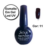 Ficha técnica e caractérísticas do produto Esmalte em Gel LED UV Sioux Gecika COR 11 - Gécika