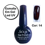 Ficha técnica e caractérísticas do produto Esmalte em Gel LED UV Sioux Gecika COR 14 - Gécika