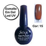 Ficha técnica e caractérísticas do produto Esmalte em Gel LED UV Sioux Gecika COR 15 - Gécika