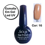 Ficha técnica e caractérísticas do produto Esmalte em Gel LED UV Sioux Gecika COR 16 - Gécika