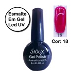 Ficha técnica e caractérísticas do produto Esmalte em Gel LED UV Sioux Gecika COR 18 - Gécika
