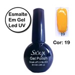 Ficha técnica e caractérísticas do produto Esmalte em Gel LED UV Sioux Gecika COR 19 - Gécika