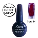 Ficha técnica e caractérísticas do produto Esmalte em Gel LED UV Sioux Gecika COR 24 - Gécika
