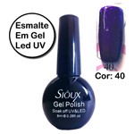 Ficha técnica e caractérísticas do produto Esmalte em Gel LED UV Sioux Gecika COR 40 - Gécika