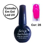 Ficha técnica e caractérísticas do produto Esmalte em Gel LED UV Sioux Gecika COR 28 - Gécika