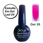 Ficha técnica e caractérísticas do produto Esmalte em Gel LED UV Sioux Gecika COR 33 - Gécika