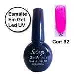 Ficha técnica e caractérísticas do produto Esmalte em Gel LED UV Sioux Gecika COR 32 - Gécika