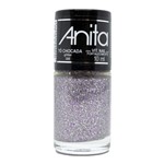 Ficha técnica e caractérísticas do produto Esmalte Glitter Anita To Chocada 10 Ml